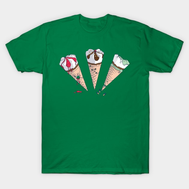 Cornetto Trilogy - Shaun of the Dead, Hot Fuzz, The World's End T-Shirt by Onwards Upwards